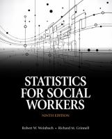 Statistics for social work / Robert W. Weinbach
