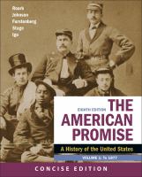 The American Promise: Concise History