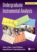 Undergraduate instrumental analysis /