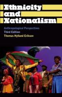 Ethnicity and nationalism : anthropological perspectives /