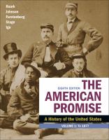 American Promise, Volume 1: A History of the United States