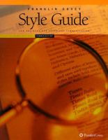 Franklin Covey style guide for business and technical communication / Lawrence H. Freeman