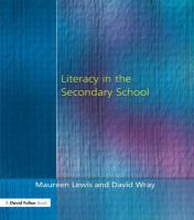 Literacy in the secondary school /