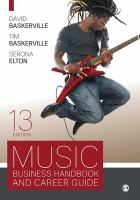 Music business handbook and career guide / David Baskerville.