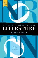 The Norton introduction to literature / Kelly J. Mays.