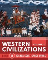Western civilizations; volume 2 / Joshua Cole