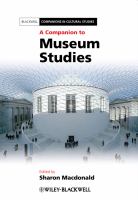 A companion to museum studies /