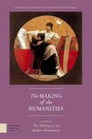 The making of the humanities.
