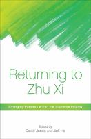Returning to Zhu Xi : emerging patterns within the supreme polarity /