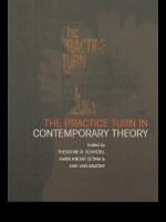 The practice turn in contemporary theory /
