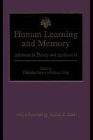 Human learning and memory advances in theory and application : the 4th Tsukuba International Conference on Memory /
