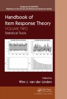 Handbook of item response theory /