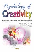 Psychology of creativity : cognitive, emotional, and social processes /
