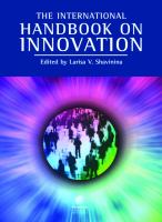 The international handbook on innovation /