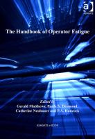 The handbook of operator fatigue /