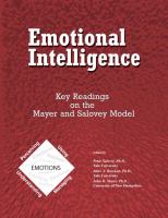 Emotional intelligence : key readings on the Mayer and Salovey model /