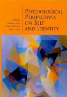 Psychological perspectives on self and identity /