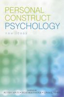 Personal construct psychology : new ideas /