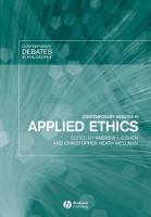 Contemporary debates in applied ethics /