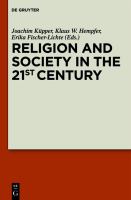 Religion and society in the 21st century /