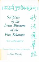 Scripture of the lotus blossom of the fine dharma
