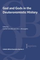 God and gods in the deuteronomistic history /