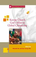 Korean church, God's mission, global Christianity /