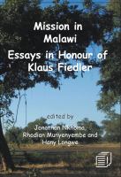Mission in Malawi : essays in honour of Klaus Fiedler /
