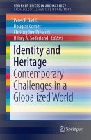 Identity and heritage : contemporary challenges in a globalized world /