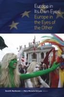 Europe in its own eyes, Europe in the eyes of the other /