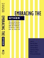 Embracing the other : philosophical, psychological, and historical perspectives on altruism /