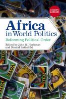 Africa in world politics : reforming political order /