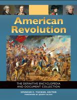 American Revolution : the definitive encyclopedia and document collection /