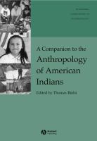 A companion to the anthropology of American Indians /