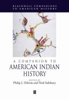 A companion to American Indian history /