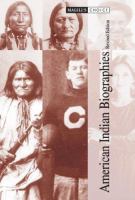 American Indian biographies /