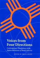 Voices from four directions : contemporary translations of the Native literatures of North America /