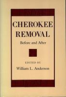 Cherokee removal : before and after /