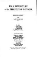 Folk literature of the Tehuelche Indians /