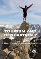 Tourism and generation Y /
