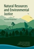 Natural resources and environmental justice : Australian perspectives /