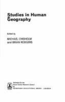 Studies in human geography;