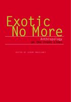 Exotic no more : anthropology on the front lines /