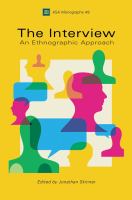 The interview : an ethnographic approach /
