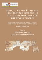 Analysis of the economic foundations supporting the social supremacy of the Beaker groups : proceedings of the XVII UISPP World Congress (1-7 September, Burgos, Spain).