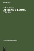 African dilemma tales /