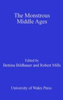 The monstrous Middle Ages /