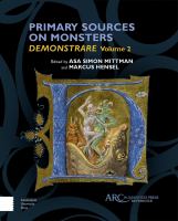 Primary Sources on Monsters : Demonstrare,