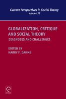 Globalization, critique and social theory : diagnoses and challenges /