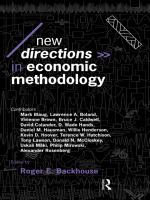 New directions in economic methodology /